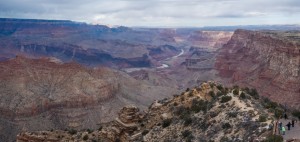 Panoramic Grand Canyon from Desert View